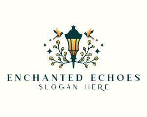 Enchanted Lantern Lamp logo design