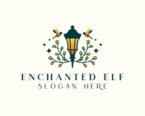 Enchanted Lantern Lamp logo design