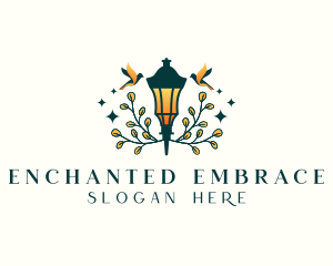 Enchanted Lantern Lamp logo design