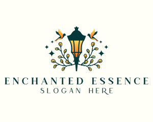 Enchanted Lantern Lamp logo design