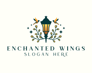 Enchanted Lantern Lamp logo design