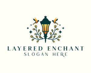 Enchanted Lantern Lamp logo design