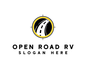 Road Highway Logistics logo design