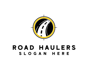 Road Highway Logistics logo design