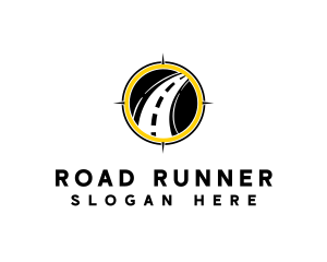 Road Highway Logistics logo design