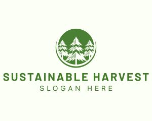 Sustainable Pine Tree Forest logo