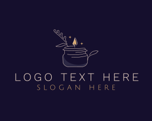 Candle Light Floral logo