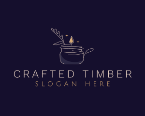 Candle Light Floral logo design