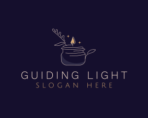 Candle Light Floral logo design