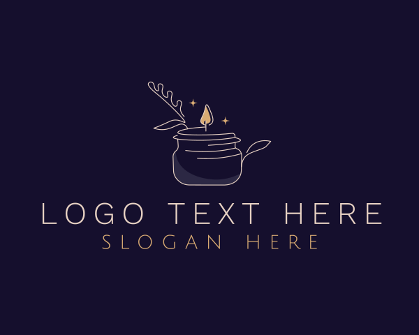 Candle Light Floral logo