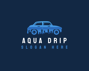Car Wash Dripping logo design