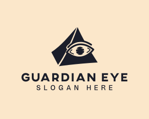 Sacred Mason Eye logo design