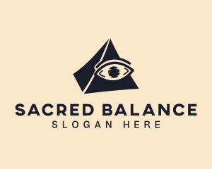 Sacred Mason Eye logo design