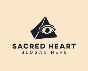 Sacred Mason Eye logo design