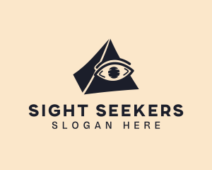 Sacred Mason Eye logo design