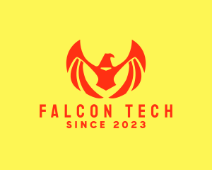 Modern Falcon Silhouette  logo