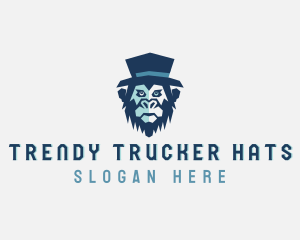 Monkey Ape Hat logo design