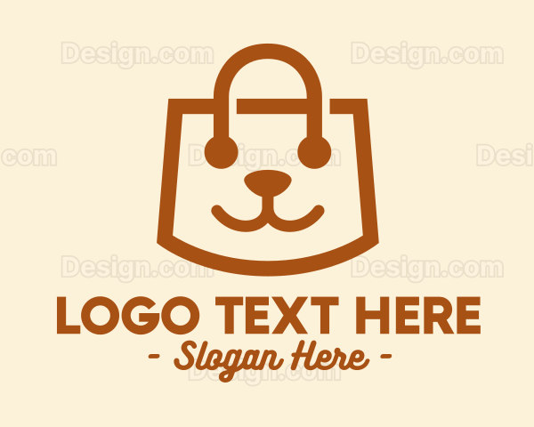 Cute Puppy Bag Logo