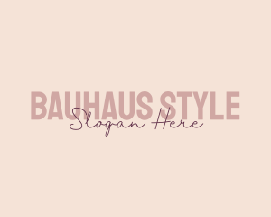 Feminine Style Brand logo design