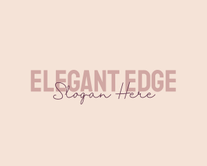 Feminine Style Brand logo design