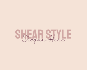 Feminine Style Brand logo design