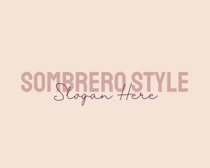 Feminine Style Brand logo design