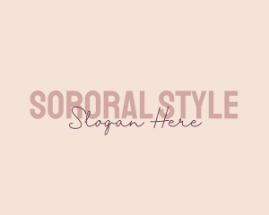 Feminine Style Brand logo design