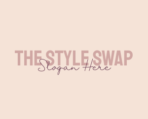 Feminine Style Brand logo design