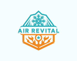 Air Conditioning Temperature logo design