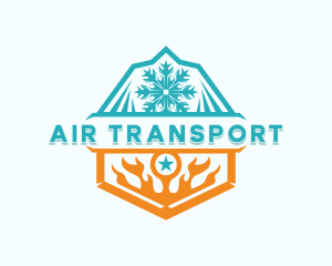 Air Conditioning Temperature logo design