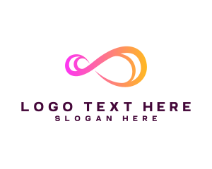 Loop - Neon Infinite Loop logo design