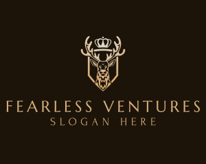 Crown Deer Advisory logo design