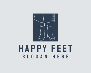 Simple Rain Boots Footwear logo