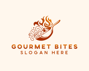 Gourmet Noodles Restaurant logo design