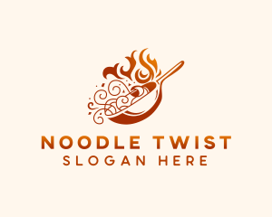 Gourmet Noodles Restaurant logo design