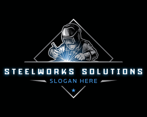 Welder Metalworks Fabrication logo design