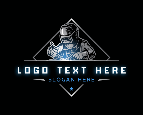 Welding Helmet logo example 4