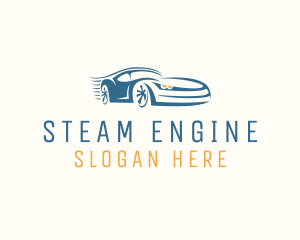 Luxury Sports Car Engine logo design