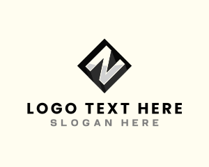 Fabrication Metal Letter N logo design