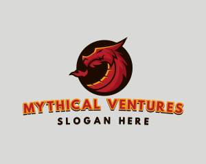 Fire Dragon Myth  logo design