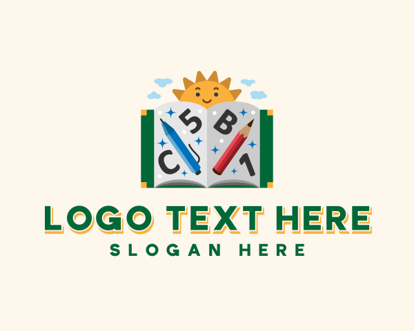 Writing logo example 4