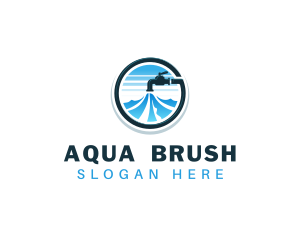 Faucet Water Plumbing logo design