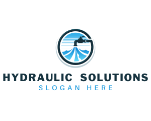 Faucet Water Plumbing logo design