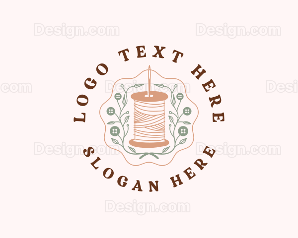 Thread Needle Tailoring Logo