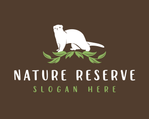 Ferret Nature Wildlife logo design