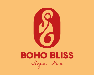 Tribal Boho Emblem logo