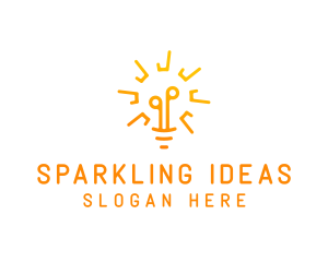 Sun Light Bulb logo