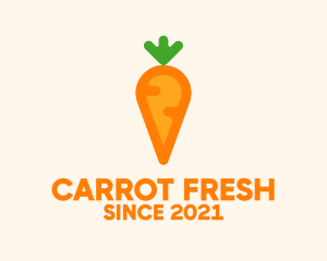 Organic Carrot Vegetable  logo
