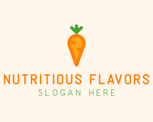 Organic Carrot Vegetable  logo