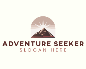 Mountain Peak Adventure logo design